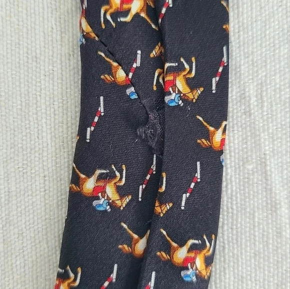🐎Equestrian Museum Artifacts Tie  Horse Pattern - Picture 8 of 8